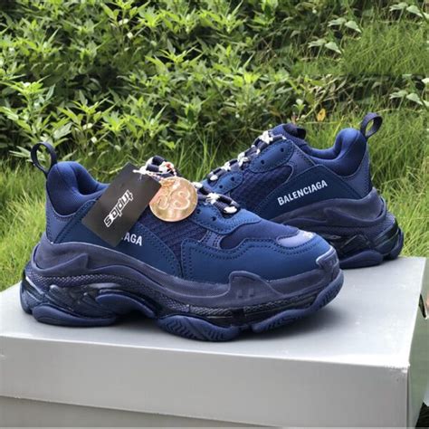 navy blue triple s